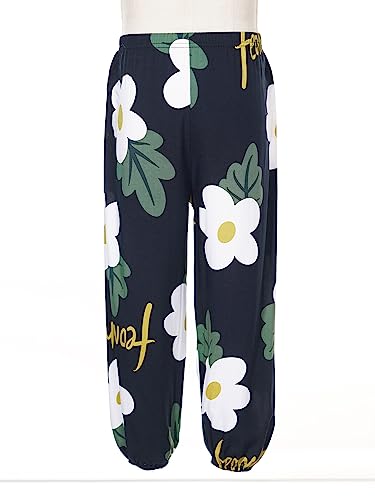 Kids Boys Girls Bohemian Harem Pants Elastic Waist Baggy Casual Trousers for Hippie Dance Sport Yoga4