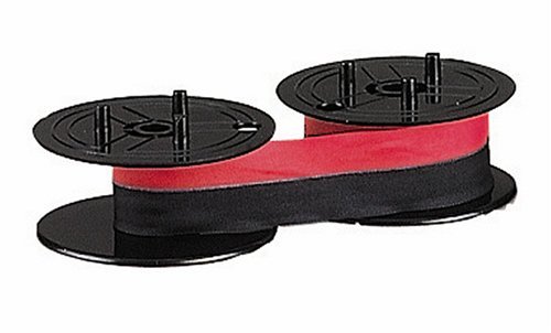 Nu-kote Model BR80C-6 Red/Black Nylon Ribbons, Pack Of 6