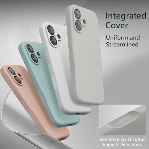 Image of FireNova Magnetic for iPhone 17 Case, Compatible with MagSafe, [Integrated Silicone Camera Control Button] [Camera Protection] Anti-Scratch Microfiber Lining Phone Case, 6.3 inch, Natural Titanium