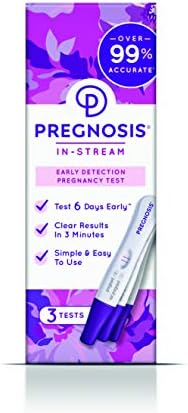 Pregnosis In Stream Early Detection Pregnancy Tests 3 Count Amazon Com Au Health Household Personal Care