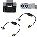 iJDMTOY (2) Easy Relay Harness For H4 9003 Hi/Lo Bi-Xenon HID Conversion Kit Xenon Bulbs Wiring Controllers