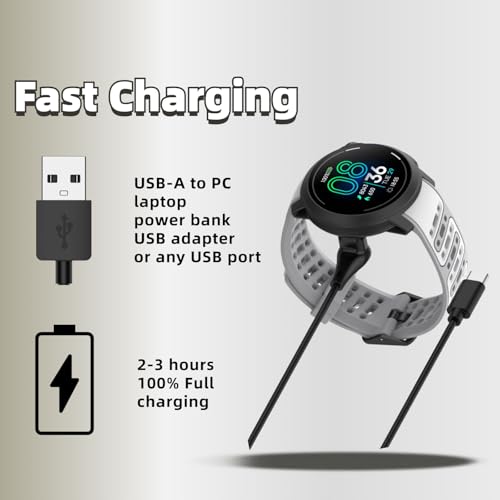 Cable de carga COROS PACE Pro USB-C W332 para viajes y entrenar 5