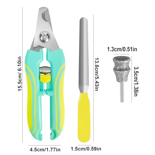 Diamond-Dremel-Dog-Nail-Grinder-Attachment-Dog-Cat-Pets-Nail-Clippers-and-Trimmers-Dremel-Accessories-Dog-Nail-Trimmers-with-Safety-Lock-to-Avoid-Over-Cutting-Grooming-Tool-for-Pets