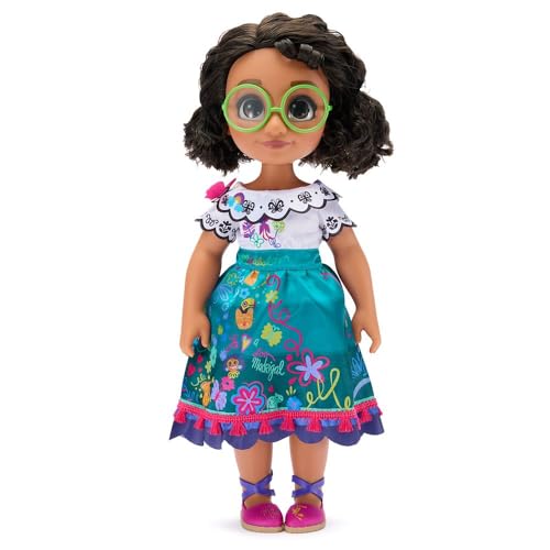 Disney Store Official Mirabel Once Upon a Story Doll - Disney Princess Toys Featuring Reflective Eyes with 3D Pupil and Iris Detailed Costume Hair Comb & Shoes - Comes in Display Box - 16 Inches