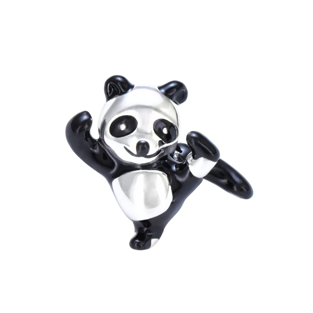Panda Bear Charms 925 Sterling Silver Animal Beads fit Pandora Bracelet for Women