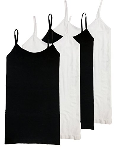HL California Camisole 4 Way Stretch Seamless Basic Layering Top Pack of 4 *Ships from USA*