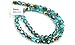 3mm (135) Aqua Vitrail Coated, Czech Fire Polished Round Faceted Glass Beads, 16 inch Strand