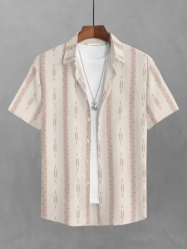 Image of BULLMER Trendy Regular Fit Printed Causal Shirt for Men - Pack of 1
