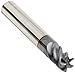 Melin Tool GMGS Carbide Square Nose End Mill, AlTiN Monolayer Finish, Finishing Cut, 45 Deg Helix, 5 Flutes, 2" Overall Length, 0.3125" Cutting Diameter, 0.3125" Shank Diameter