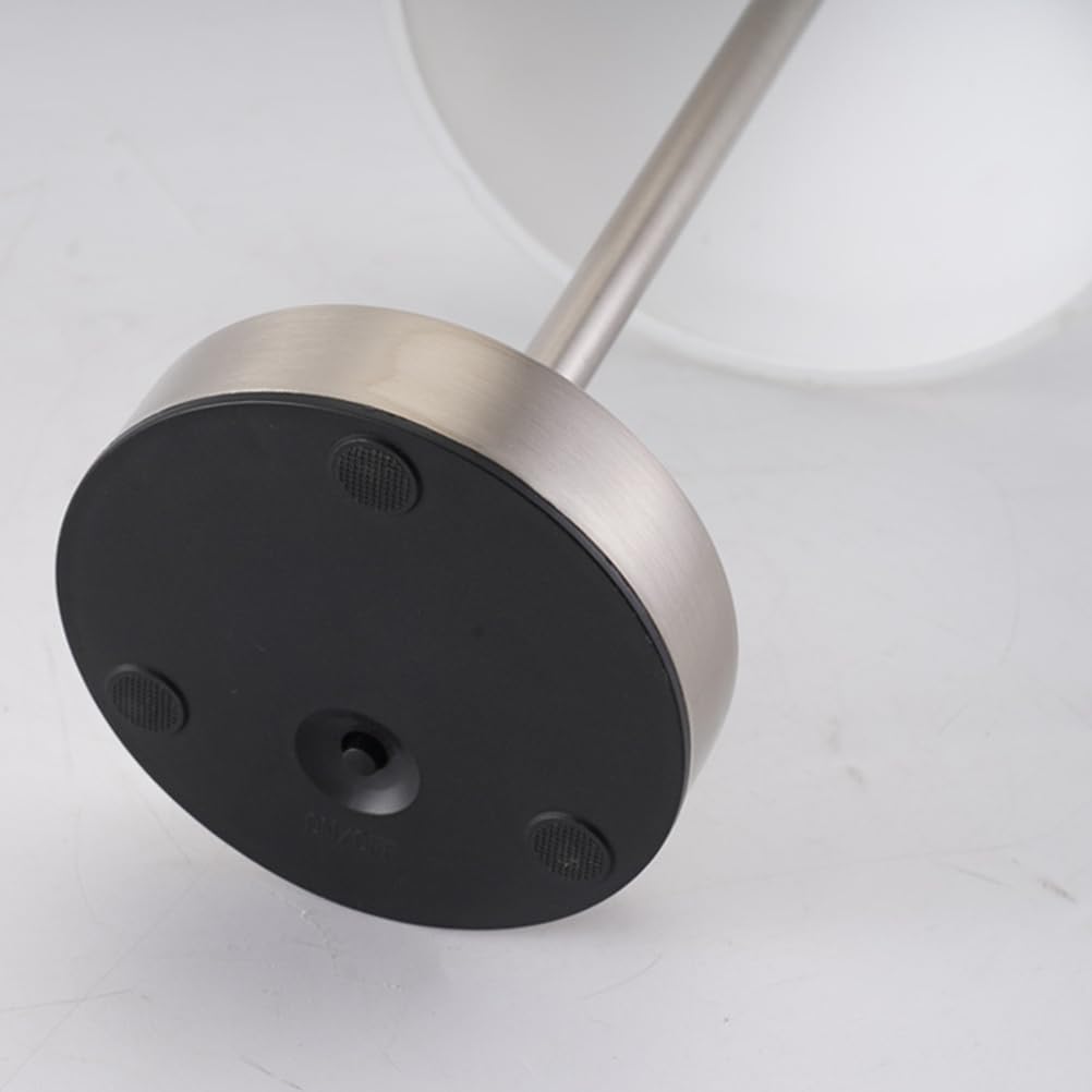 AoLa Chrom Tischlampe Akku Pilzlampe LED Tischleuchte Kabellos Dimmbar mit Touch Control USB Aufladbar Batterie Nachttischlampe Ohne Kabel Tragbar Nachtlicht für Schlafzimmer Wohnzimmer Esstisch