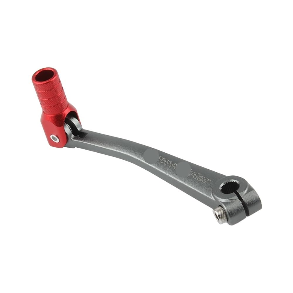 Cvgmsrgset Titanium Red Gear Shifter Shift Lever Start Lever Motorcycle Accessories 125Cc To 400Cc Universal For Ho&Nda Ya&Maha Suzuki Gear Forged Kick Pedal Levers