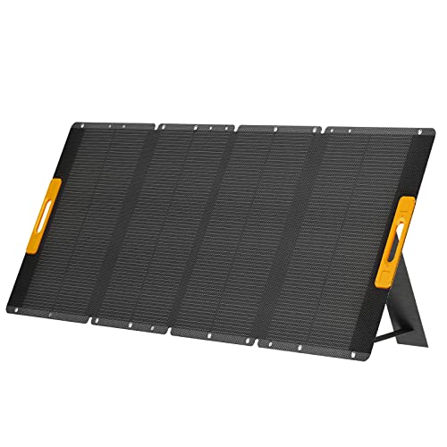 Solar Panel 210W, Solarpanel Faltbar für Tragbare Powerstation mit MC-4 6-in-1 Adapterkabel, Monokristalline Solarmodule für Outdoor Garten Balkon Wohnwagen Camping Cover