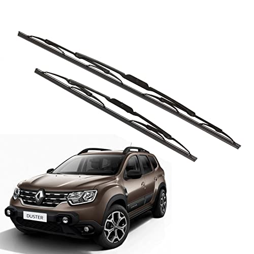 Image of Kylo Windshield Wiper for Duster /Conventional and Traditional Metal Type Windshield Water Repellency Scratch Proof Metal Wiper Blades Suitable for Duster (Driver Side - 20 inch, Passenger Side - 20 inch)