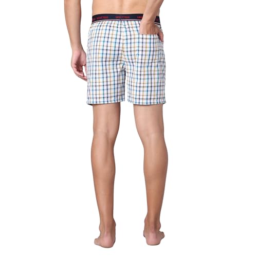 Image of Urban Scottish Men's Boxer | 100% Cotton | Regular Fit, Mid-Rise | Printed, Outer Elastic
