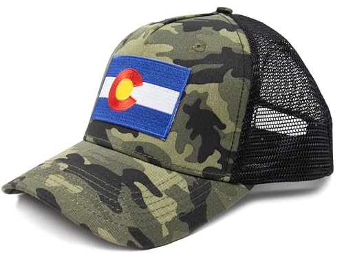 Image of International Tie State Hat for Men and Women, Adjustable Snapback Trucker Baseball Cap with Embroidered Patch