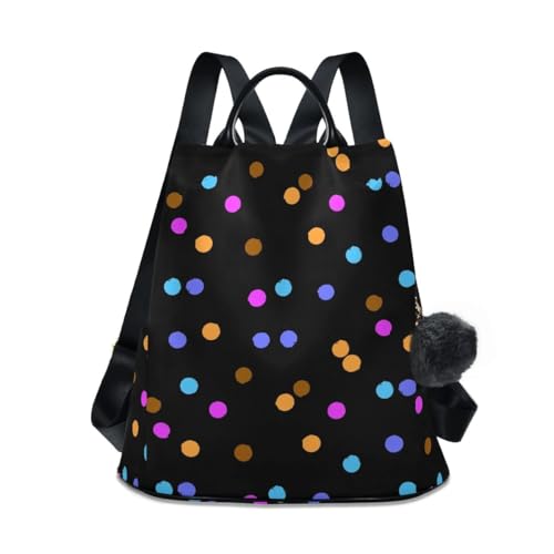 Sac à dos à pois pour femme sac à dos tendance antivol voyage