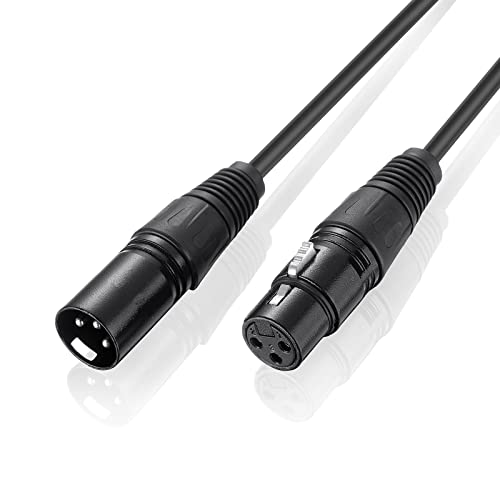 Rtinle XLR-Kabel,Professionelles XLR Kabel 0,3M, Mikrofonkabel XLR Kabel,XLR Stecker auf XLR Buchse,für Mikrofone HiFi Mischpult Lautsprecher