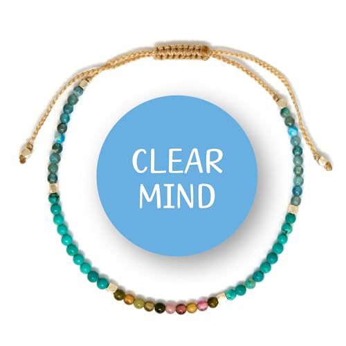 BALIPURA Multi-Chakra Armband für Frauen - Heilkristall & Naturstein...