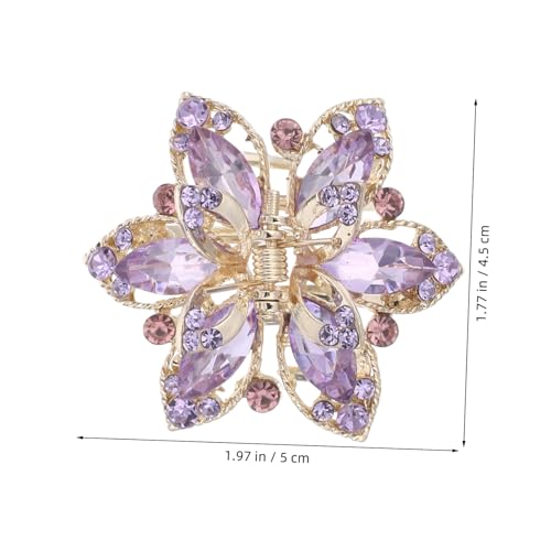 Pince à cheveux strass fleur pour fixer vos mèches sans abîmer votre coiffure