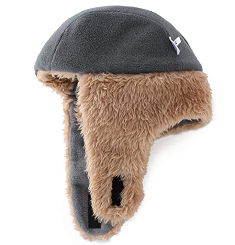 Connectyle Toddler Boys Kids Fleece Trapper Winter Hat with Ear Flaps Warm Hat4