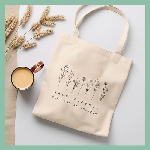 Image of The Purple Tree Cotton Tote Bags for Women (pack of 1) Women Tote Bag, Eco Friendly Tote Bag, Reusable Tote Bag, Shopping Bag, College Bag