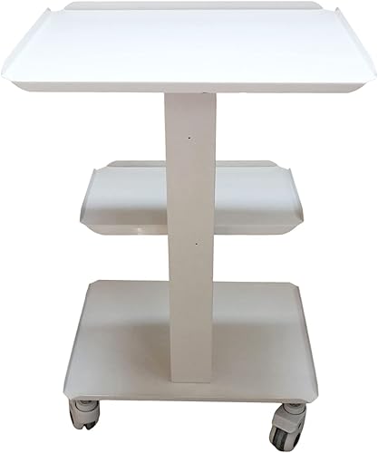 Miniatura 5 de TECHTONGDA Carrito de belleza móvil para salón, carrito rodante de 3 niveles, carrito de esteticista con ruedas, carrito de rodillo de salón,