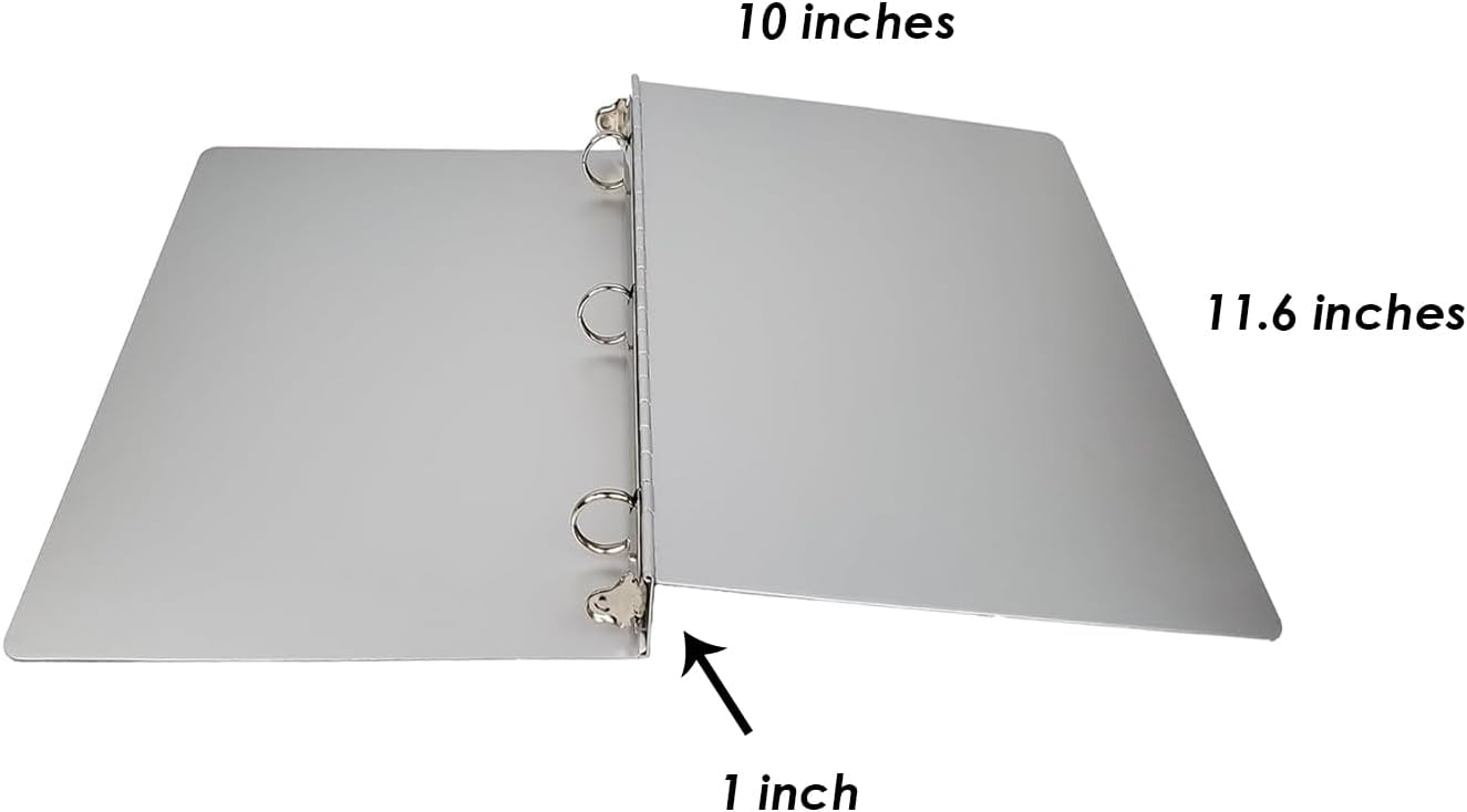 Posse Box - 3-Ring Binder RD-27 · 11-5/8" x 12-1/8" x 3-3/8" · Storage Organizer (Clear Anodized, 1-inch)