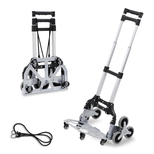Ansobea Carrello pieghevole in alluminio, 35 – 75 kg, portata