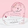Personalized Heartfelt Acrylic Sign Plaques for Aunt Unique Birthday Thanksgiving Christmas Gifts Home Office DecorFor Aunt