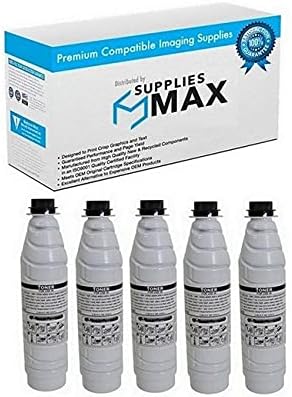Repuesto compatible para Ricoh Aficio SP-8200DNSP-8300DN cartucho de tóner (rendimiento de páginas 5PK-36000) (tipo 8200A) (820079_5PK)