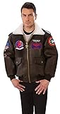 Rubies Adult Top Gun (Classic Movie) Costume Bomber Jacket, Standard