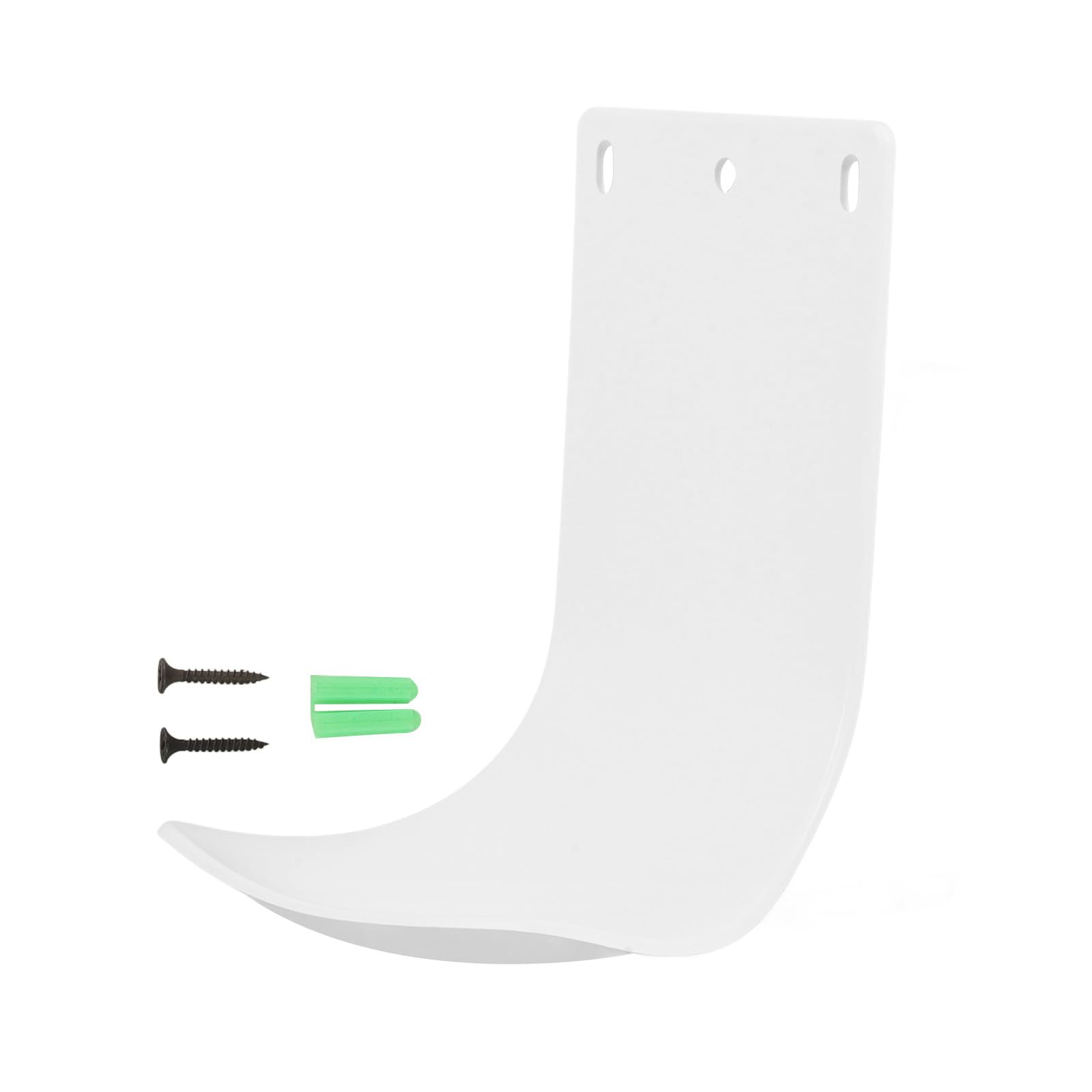 Bandeja para dispensador de jabón en plástico blanco con soporte desmontable para baño