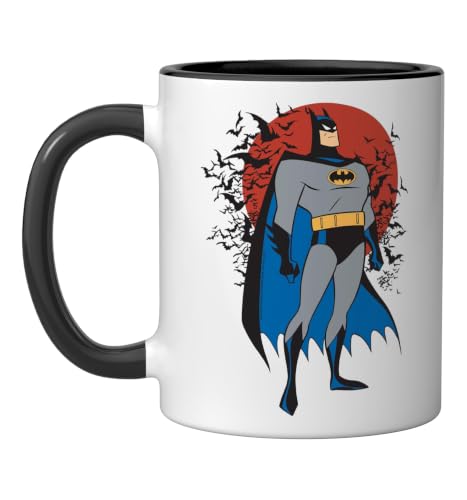 Tazón Cerámico Batman 11oz Negro/Blanco miniatura 1