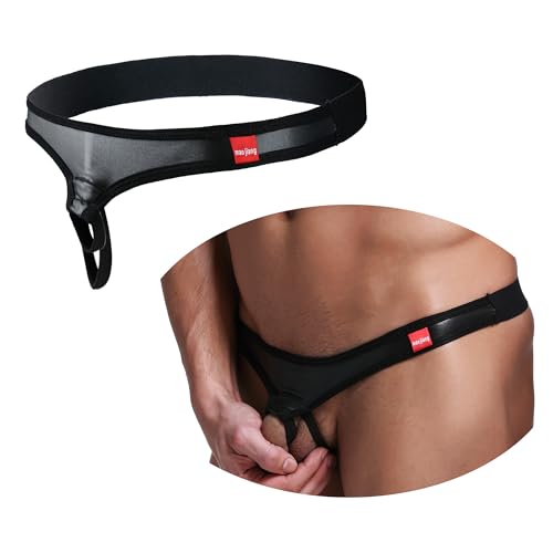 Yufeida FP20 L Men'S Underwear Sexy G-Strings Thongs Bikini Pouch Underpants(L) Black thumb #1
