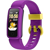 BIGGERFIVE Vigor 2 Montre Connectée pour Enfant Fille Garcon 5-12 Ans