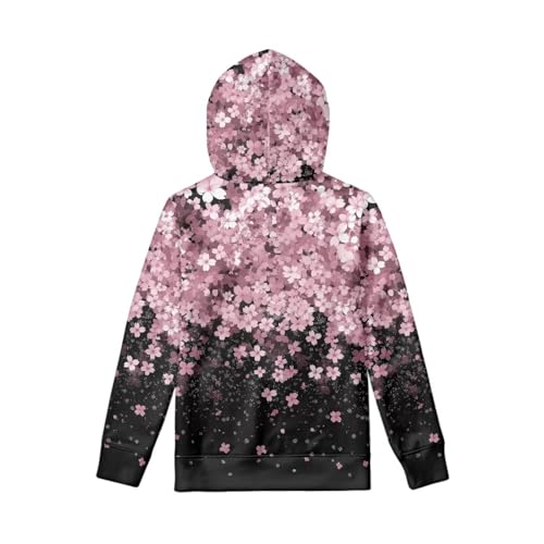 POLERO Cute Hoodie Girls' Hoodies 6-16 Years Pullover Sweatshirts for Boys Casual Running Shirts with Pocket2