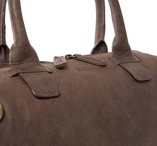 LEABAGS Baltimore borsa vintage in vera pelle di