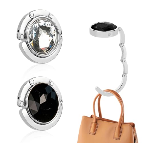 2 Pezzi Gancio Borsa da Tavolo Piegevole, Ganci Portaborsa in