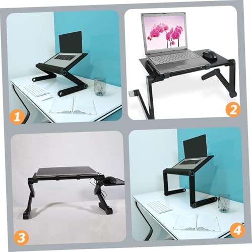 Bureau de lit ergonomique UKCOCO avec surface ventilée pour PC - 6