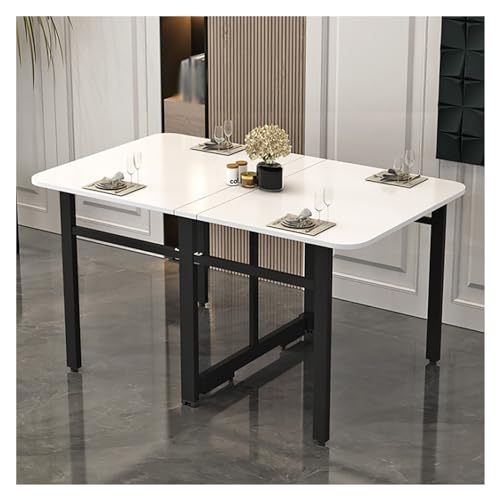 Table de salle à manger transformable pour repas conviviaux en cuisine