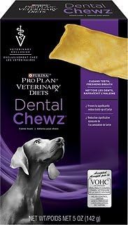 PurinaVeterinary Diets Dental Chews Canine Treats Case of 6 5oz boxes