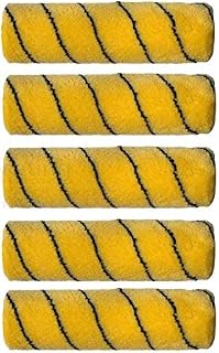 TIJAR Paint Roller Covers, 9 inch Rollers Pack of 5, Covers for Paint Rollers, Naps for Paint Roller Brush, House Painting Supplies, Nap for Roller Frame