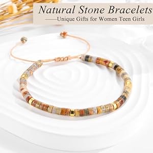 Best Friend Sister In Law Daughter In Law Bonus Daughter Sister Gifts Beaded Bracelets for Women Birthday Christmas New Year Gifts