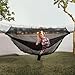 ZXPLO 11ft X 4.5ft Hammock Bug Net, Mosquito Net for Hammocks, Mesh Hammock Netting Fits All Camping Hammocks (Black)