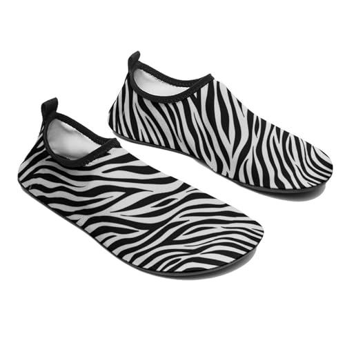 Cow Print Black and White Men Women Water Shoes Quick Dry Barefoot Shoe Beach Surfing Swim Pool Yoga Sock