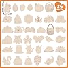 36 Fall Wooden Magnet Painting Craft DIY Kids Autumn Harvest Arts Crafts Painting Kit for Kids DIY Creativity Art Supplies for Boys Girls Party Favor Ages 4-8 8-12 Birthday Thanksgiving Crafts Gifts #1
