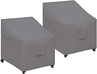 Vista 11 de Easy-Going Funda para Silla de Respaldo Alto para Exteriores Resistente a Rayos UV Funda para Silla de Patio Impermeable Funda para Muebles