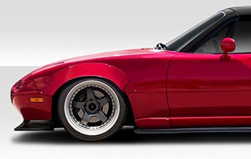 BRIGHTT-40096474 FRP (Fiberglass Reinforced Plastics) Circuit Style Fender Flare - Compatible With/Replacement For Miata 1990-1997 - 2 Piece