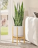 Bamworld Support réglable pour plantes d'intérieur support en bambou pour plantes de 20 à ...