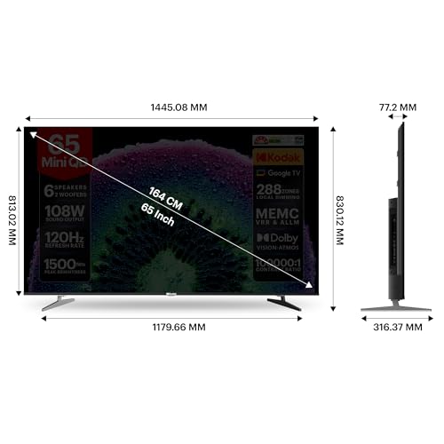 Image of Kodak 164 cm (65 inches) IconiK Series 4K UHD Mini LED TV K65Mini5020